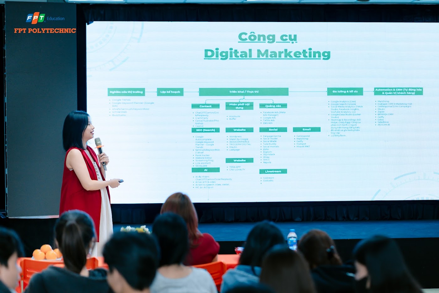 Kha trình bày slide Công cụ Digital Marketing